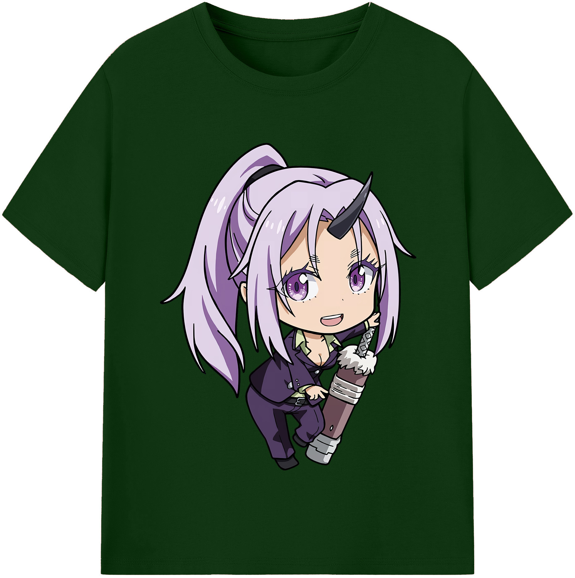 （画像用） 転スラ Regarding Reincarnated to Slime 綿100％半袖Tシャツ（フロントプリント）